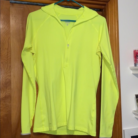 Nike Tops - Nike yellow quarter zip